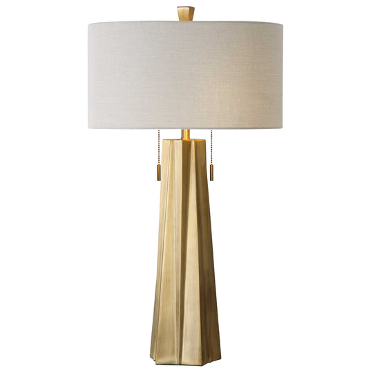 American Home Furniture Uttermost Maris Gold Table Lamp
