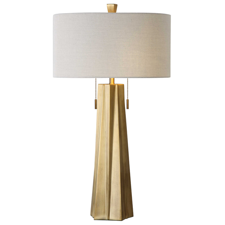 American Home Furniture Uttermost Maris Gold Table Lamp