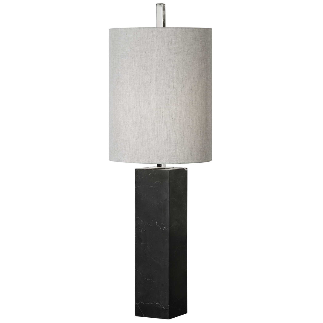American Home Furniture Uttermost Delaney Marble Column Accent Lamp
