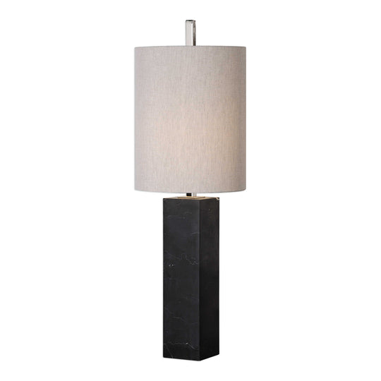American Home Furniture Uttermost Delaney Marble Column Accent Lamp