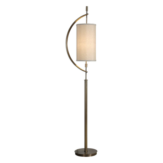 American Home Furniture Uttermost Balaour Antique Brass Floor Lamp