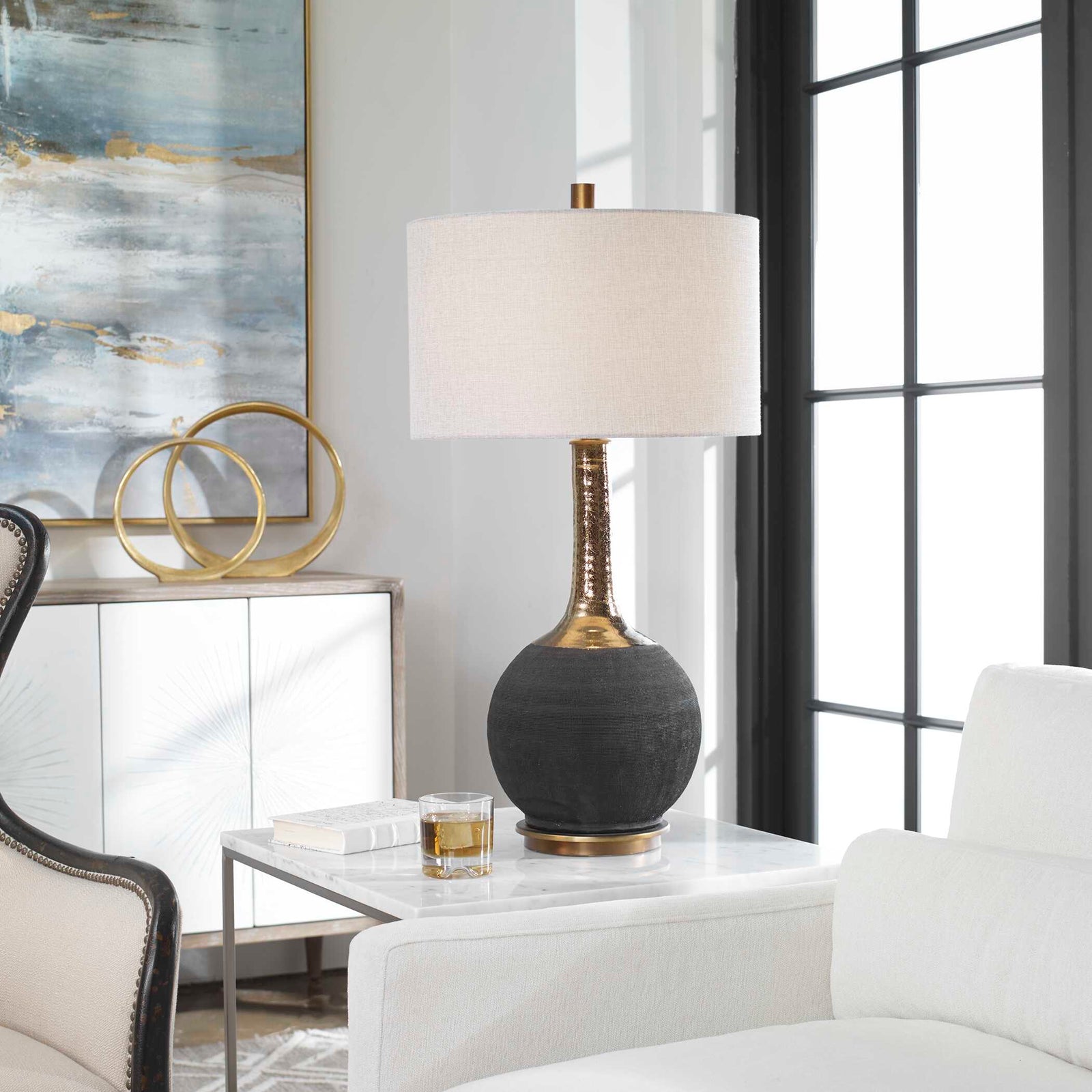 American Home Furniture Uttermost Arnav Table Lamp