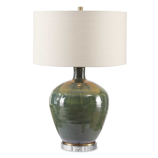 American Home Furniture Uttermost Elva Emerald Table Lamp