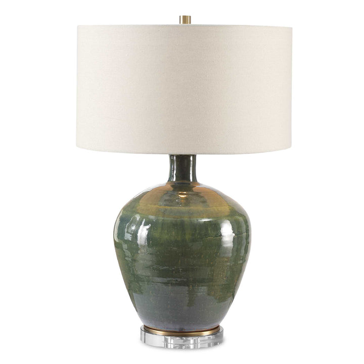 American Home Furniture Uttermost Elva Emerald Table Lamp
