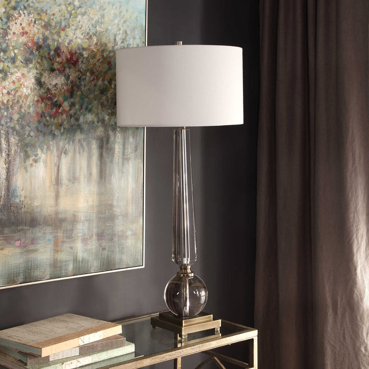 American Home Furniture Uttermost Crista Crystal Lamp