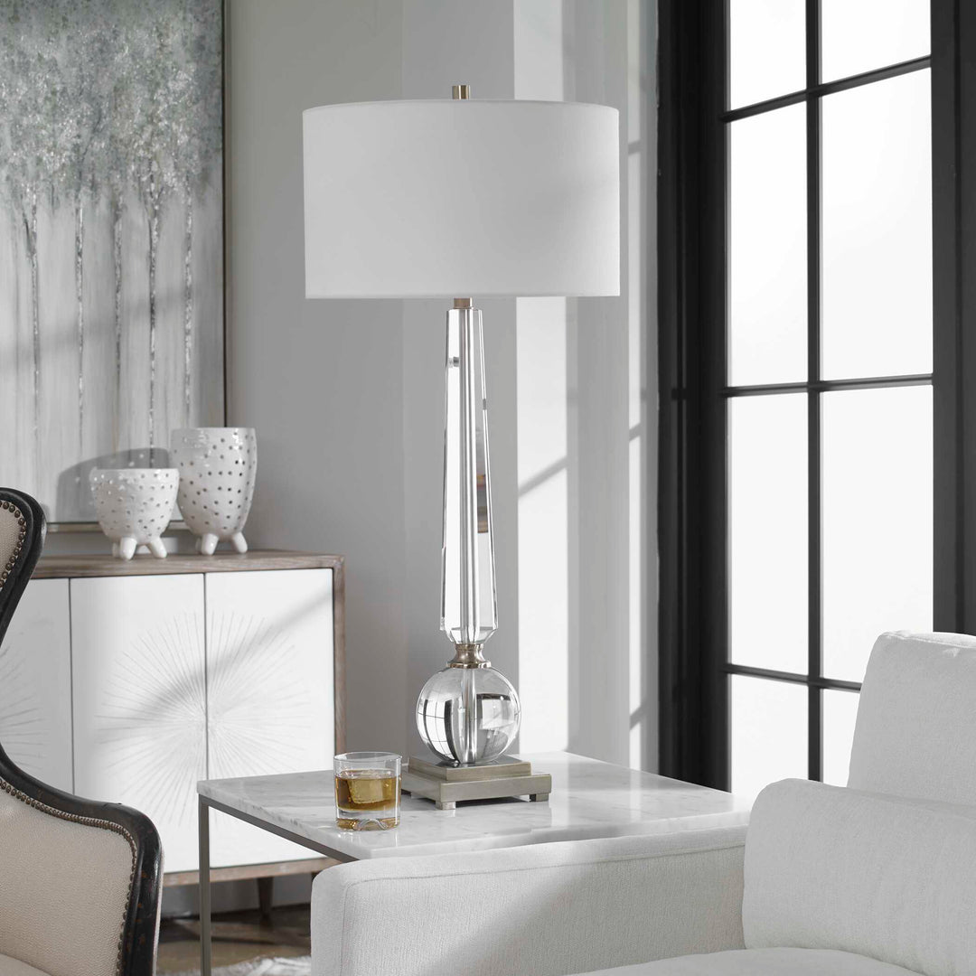 American Home Furniture Uttermost Crista Crystal Lamp