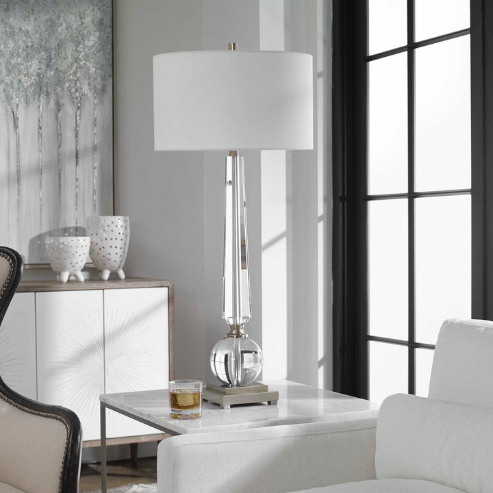American Home Furniture Uttermost Crista Crystal Lamp