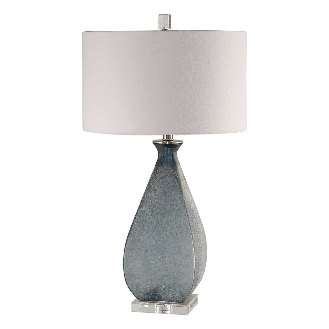 American Home Furniture Uttermost Atlantica Ocean Blue Lamp