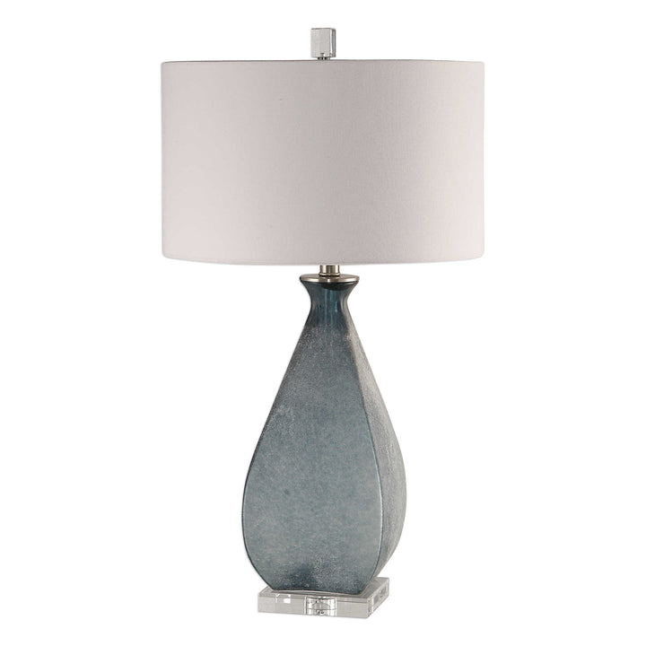American Home Furniture Uttermost Atlantica Ocean Blue Lamp