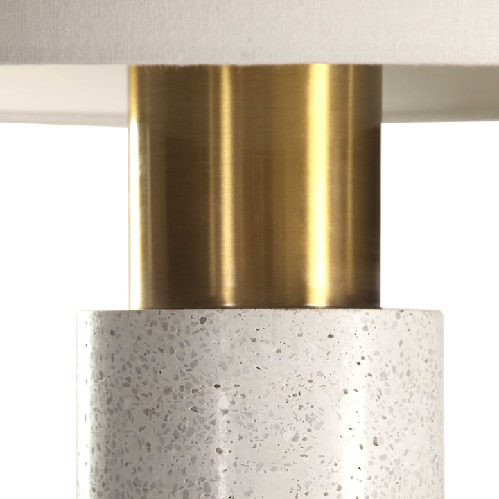 American Home Furniture Uttermost Vaeshon Concrete Table Lamp