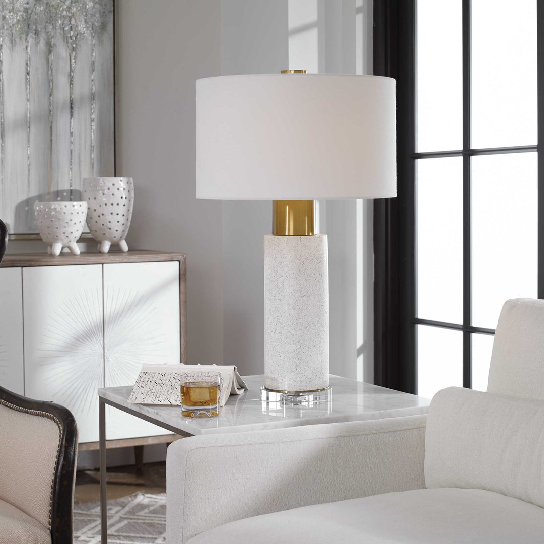 American Home Furniture Uttermost Vaeshon Concrete Table Lamp