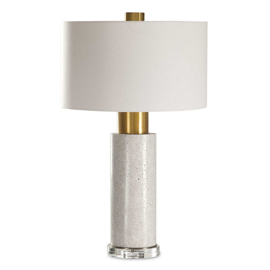 American Home Furniture Uttermost Vaeshon Concrete Table Lamp