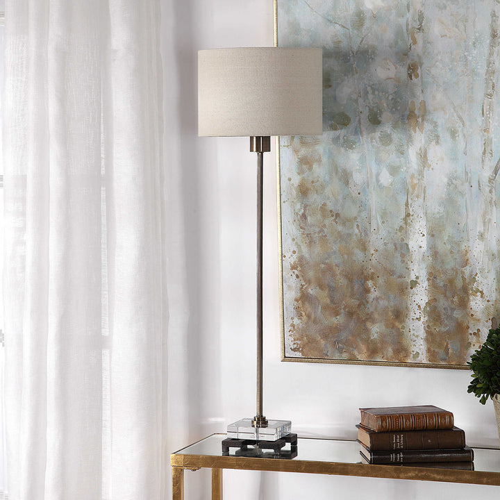 American Home Furniture Uttermost Danyon Brass Table Lamp