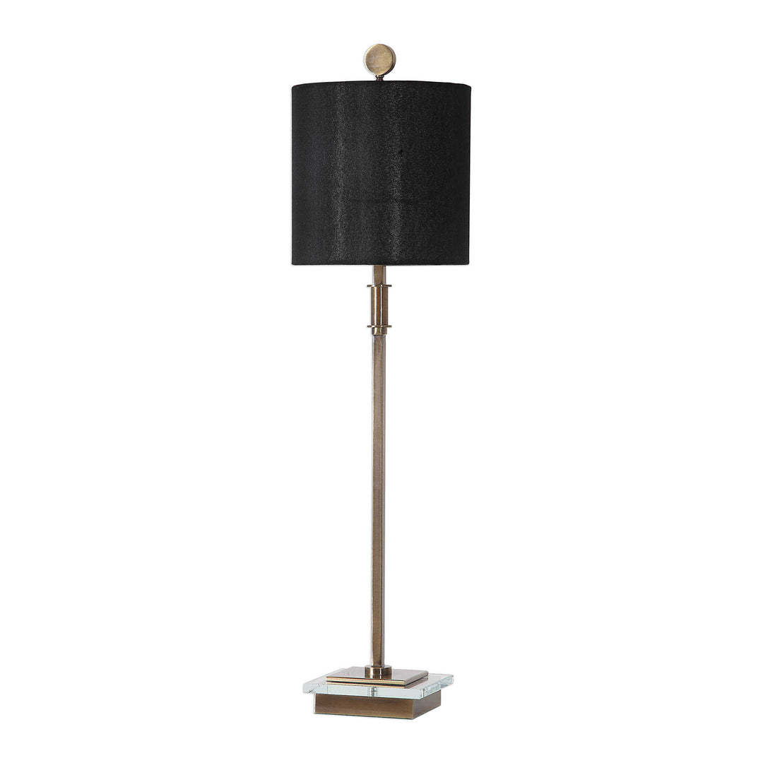 American Home Furniture Uttermost Volante Antique Brass Table Lamp