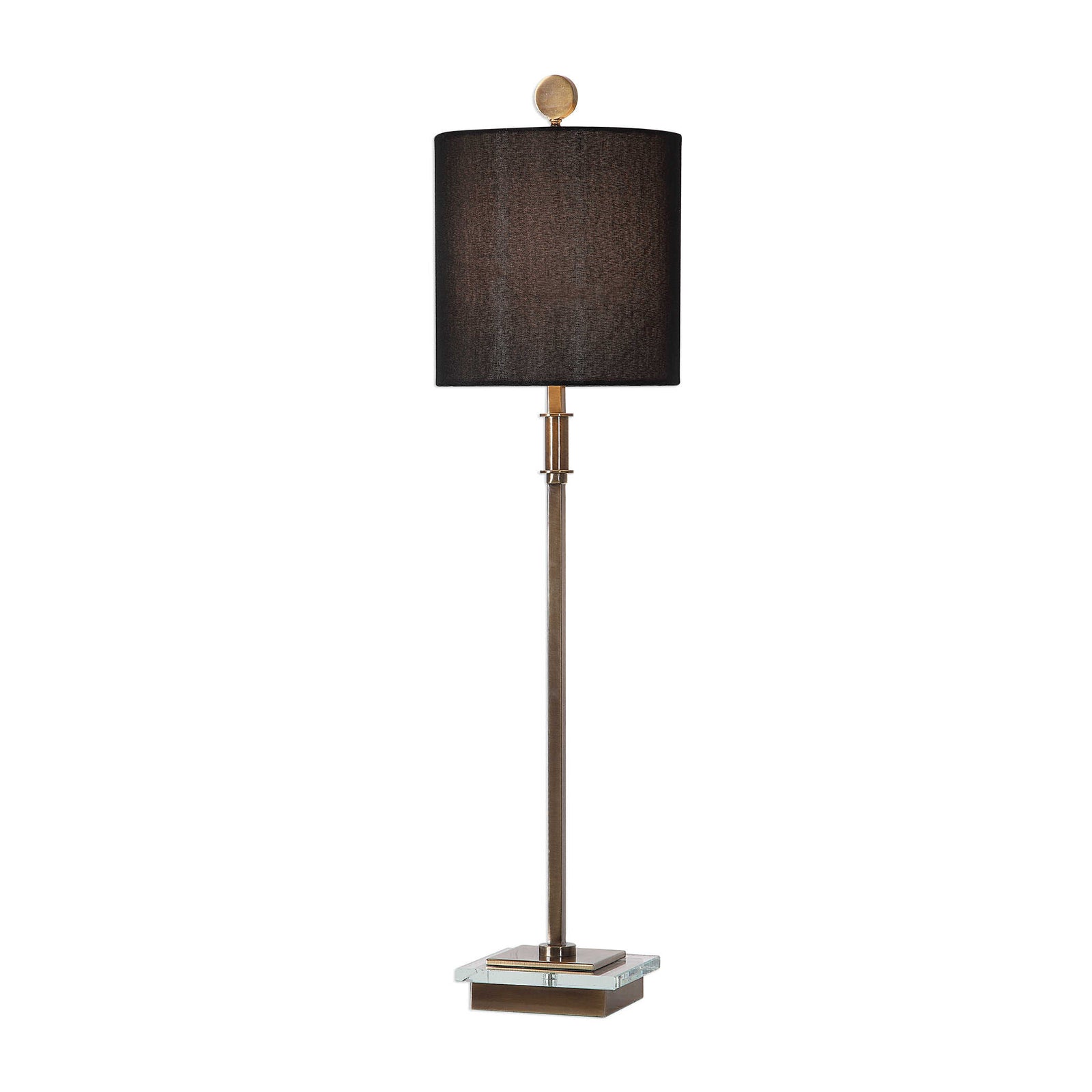 American Home Furniture Uttermost Volante Antique Brass Table Lamp