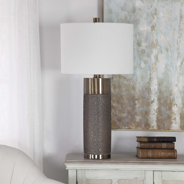 American Home Furniture Uttermost Brannock Bronze Table Lamp