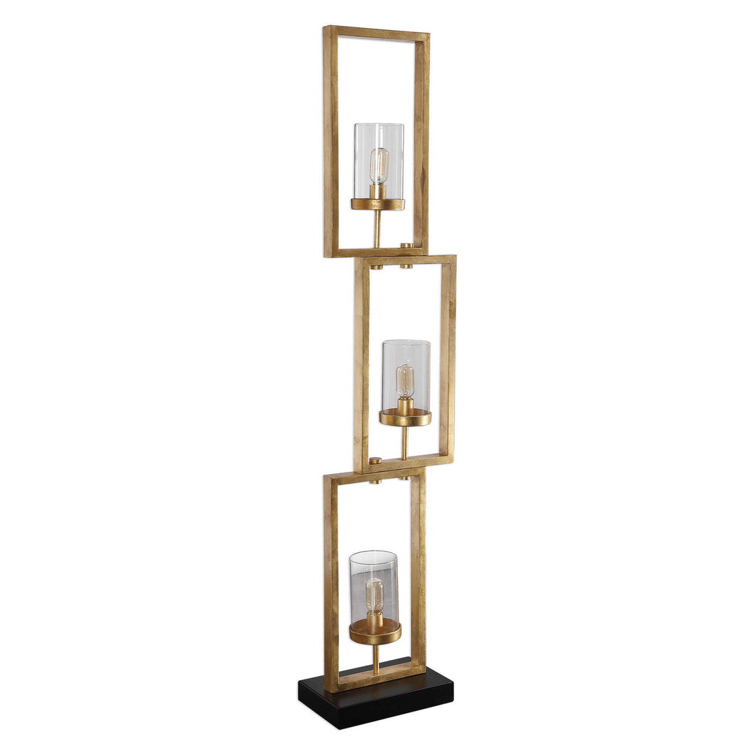 American Home Furniture Uttermost Cielo Staggered Rectangles Floor Lamp