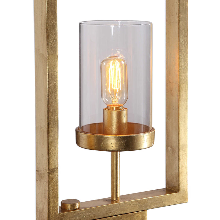 American Home Furniture Uttermost Cielo Staggered Rectangles Floor Lamp