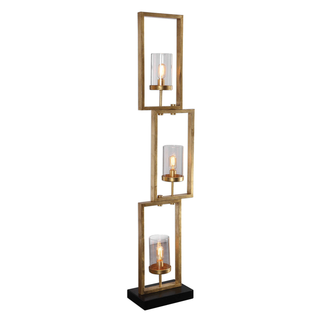 American Home Furniture Uttermost Cielo Staggered Rectangles Floor Lamp