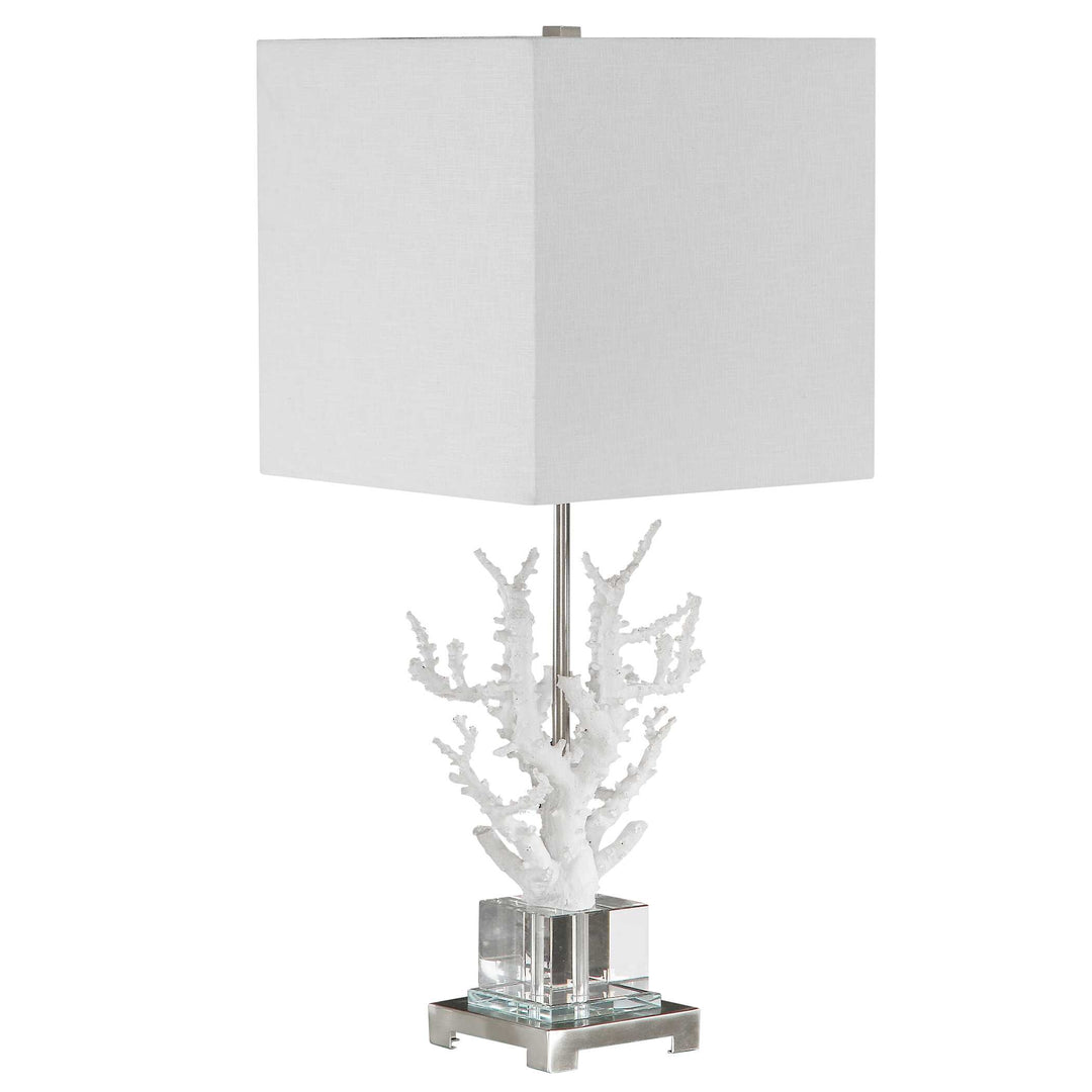 American Home Furniture Uttermost Corallo White Coral Table Lamp