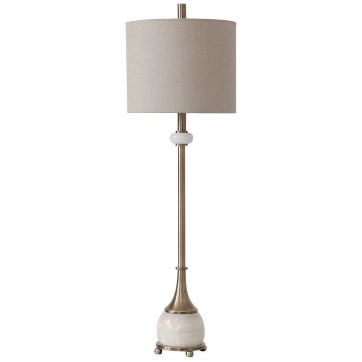 American Home Furniture Uttermost Natania Plated Brass Buffet Lamp