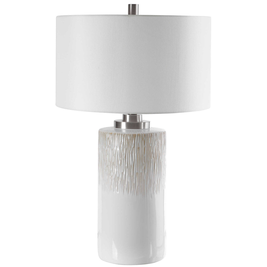 American Home Furniture Uttermost Georgios Cylinder Table Lamp