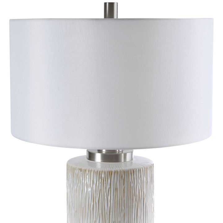 American Home Furniture Uttermost Georgios Cylinder Table Lamp