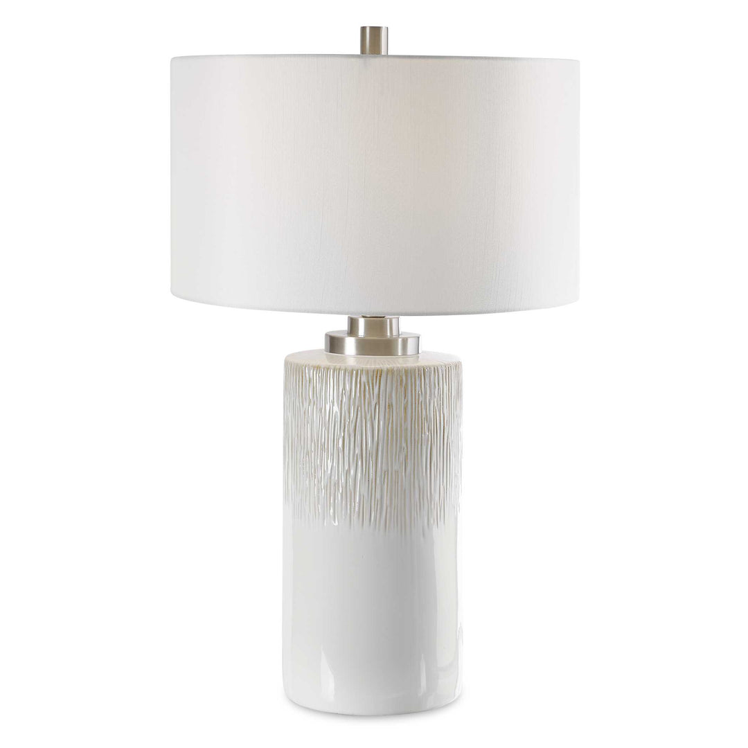 American Home Furniture Uttermost Georgios Cylinder Table Lamp
