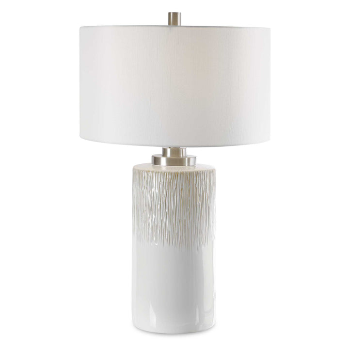 American Home Furniture Uttermost Georgios Cylinder Table Lamp