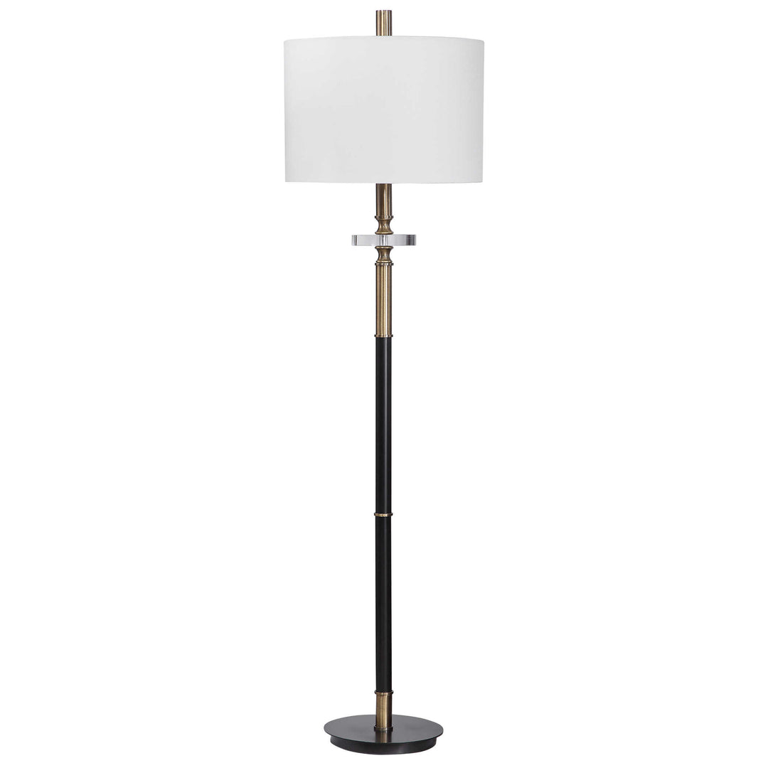 American Home Furniture Uttermost Maud Aged Black Floor Lamp