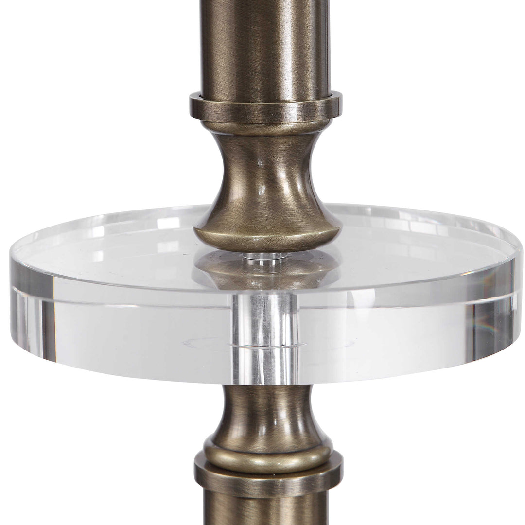 American Home Furniture Uttermost Maud Aged Black Floor Lamp