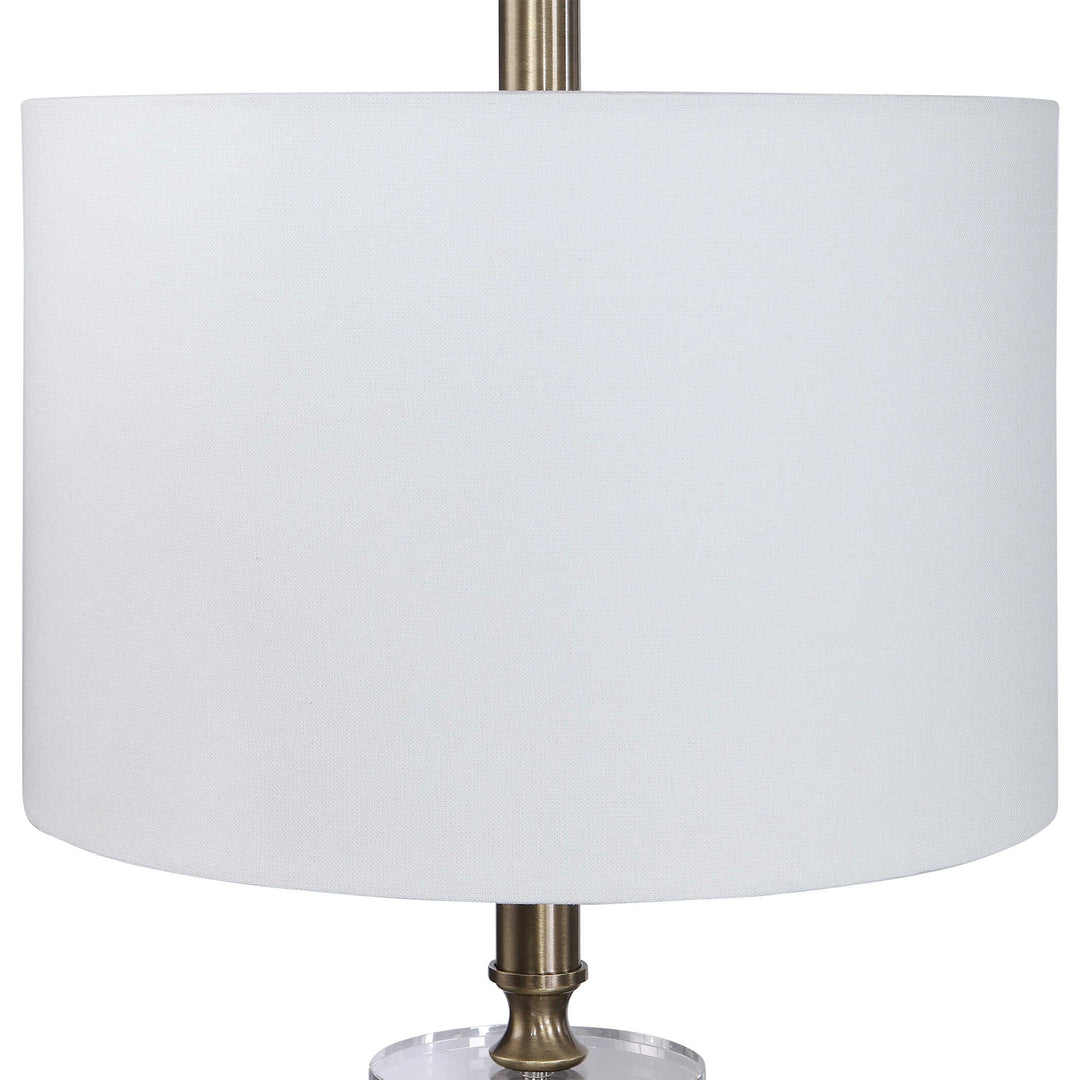 American Home Furniture Uttermost Maud Aged Black Floor Lamp