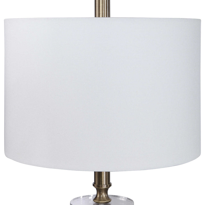 American Home Furniture Uttermost Maud Aged Black Floor Lamp