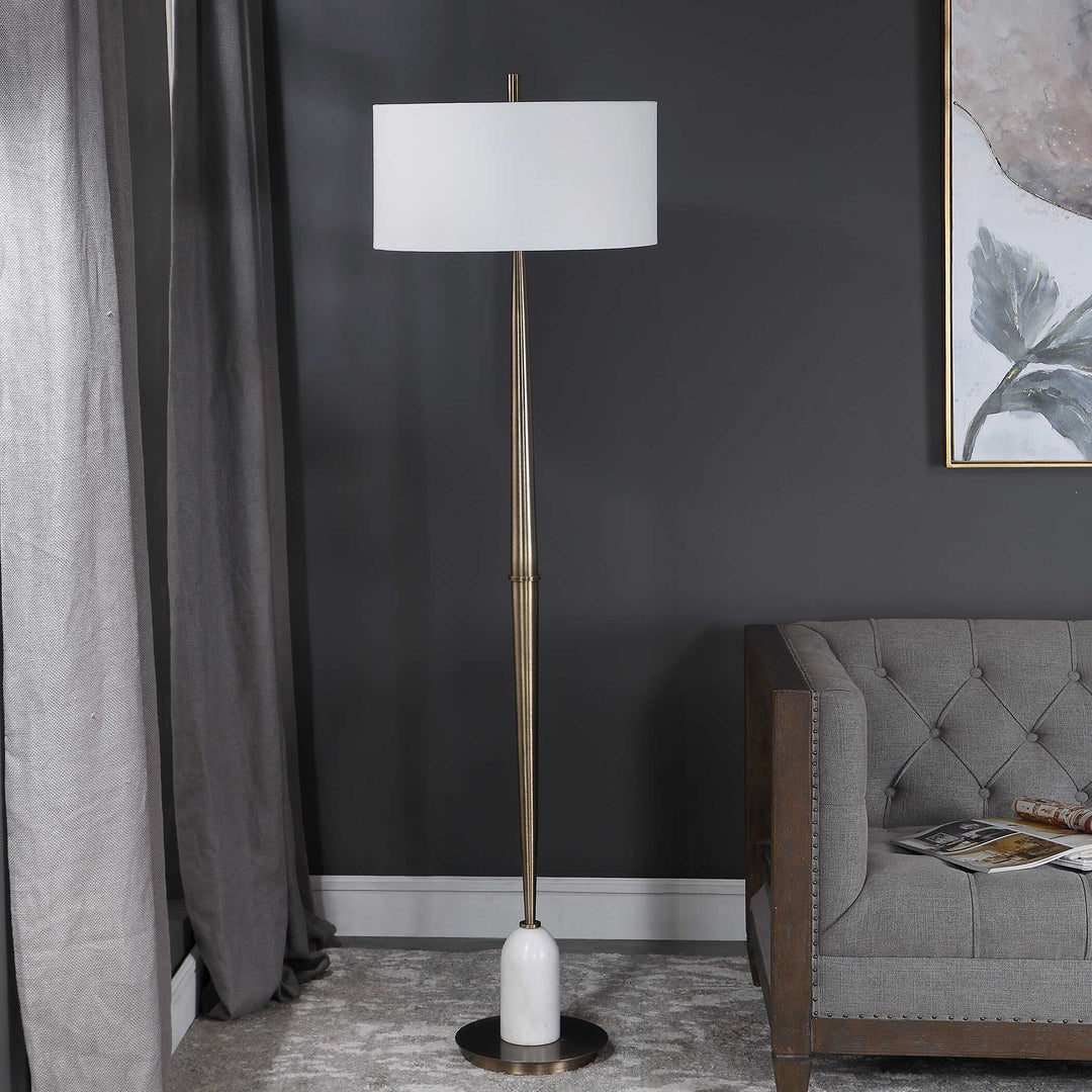 American Home Furniture Uttermost Minette Mid-Century Floor Lamp