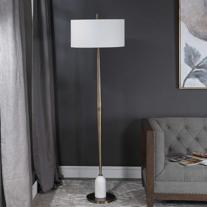 American Home Furniture Uttermost Minette Mid-Century Floor Lamp