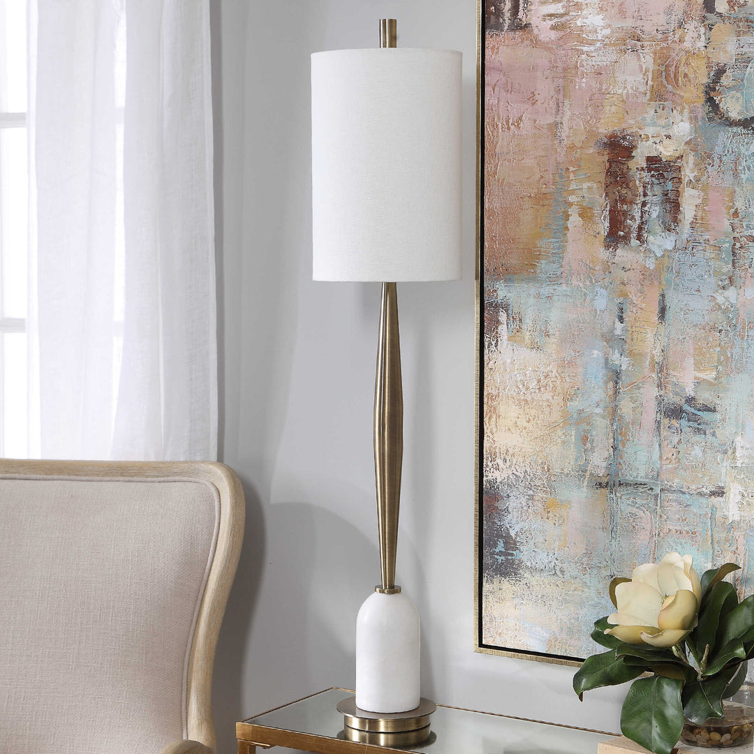 American Home Furniture Uttermost Minette Mid-Century Buffet Lamp
