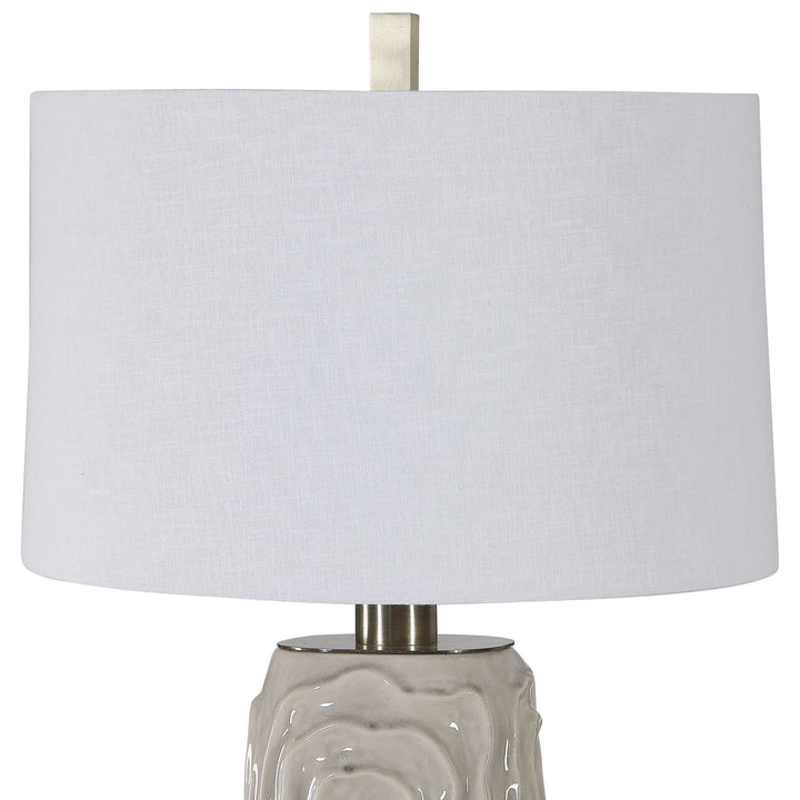American Home Furniture Uttermost Zade Warm Gray Table Lamp