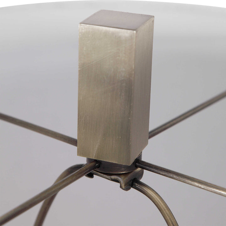 American Home Furniture Uttermost Zade Warm Gray Table Lamp