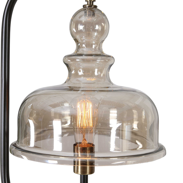 American Home Furniture Uttermost Elieser Industrial Floor Lamp