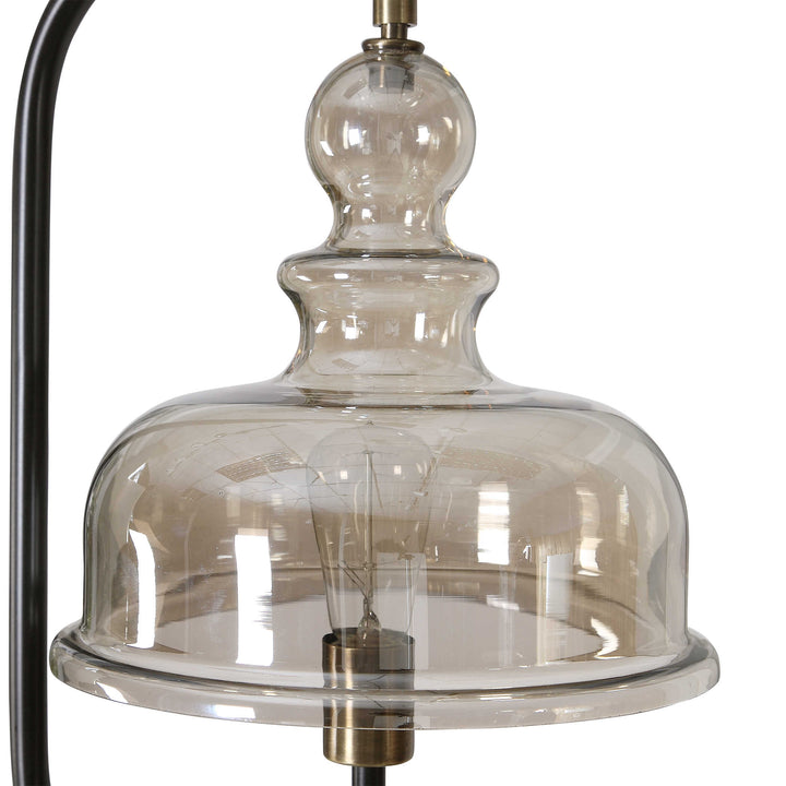American Home Furniture Uttermost Elieser Industrial Floor Lamp