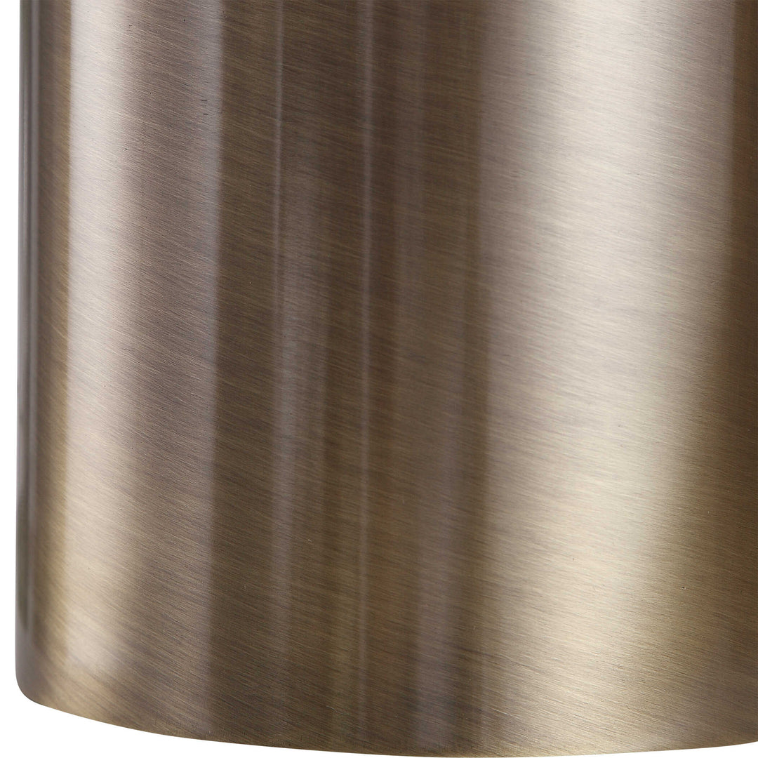 American Home Furniture Uttermost Taria Brushed Brass Table Lamp
