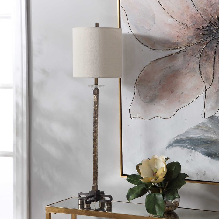 American Home Furniture Uttermost Parnell Industrial Buffet Lamp