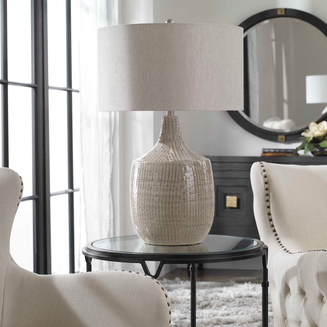 American Home Furniture Uttermost Felipe Gray Table Lamp