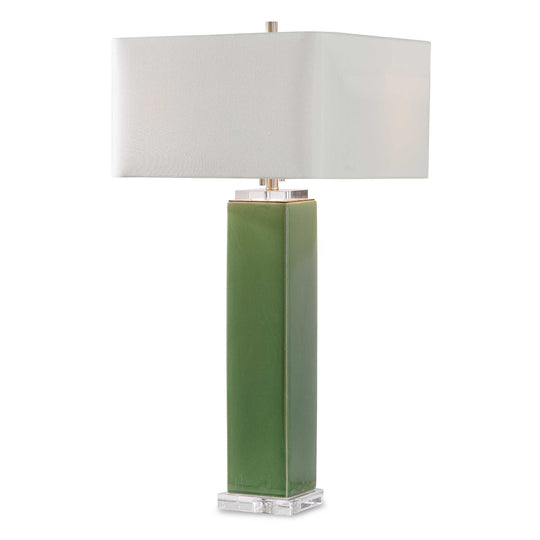 American Home Furniture Uttermost Aneeza Tropical Green Table Lamp
