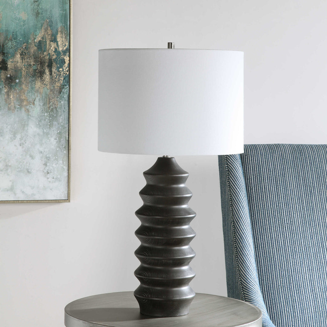 American Home Furniture Uttermost Mendocino Modern Table Lamp