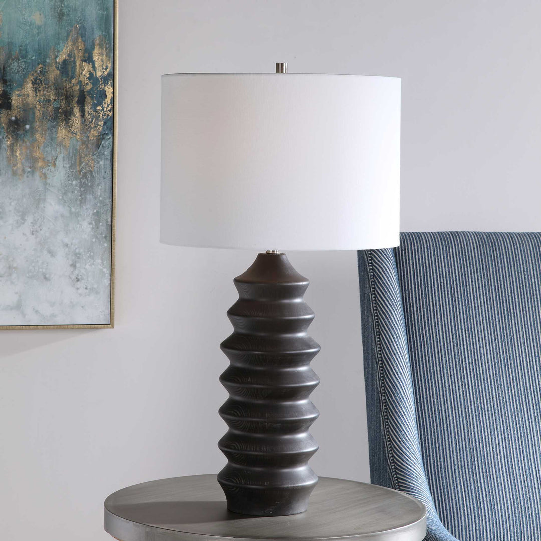 American Home Furniture Uttermost Mendocino Modern Table Lamp