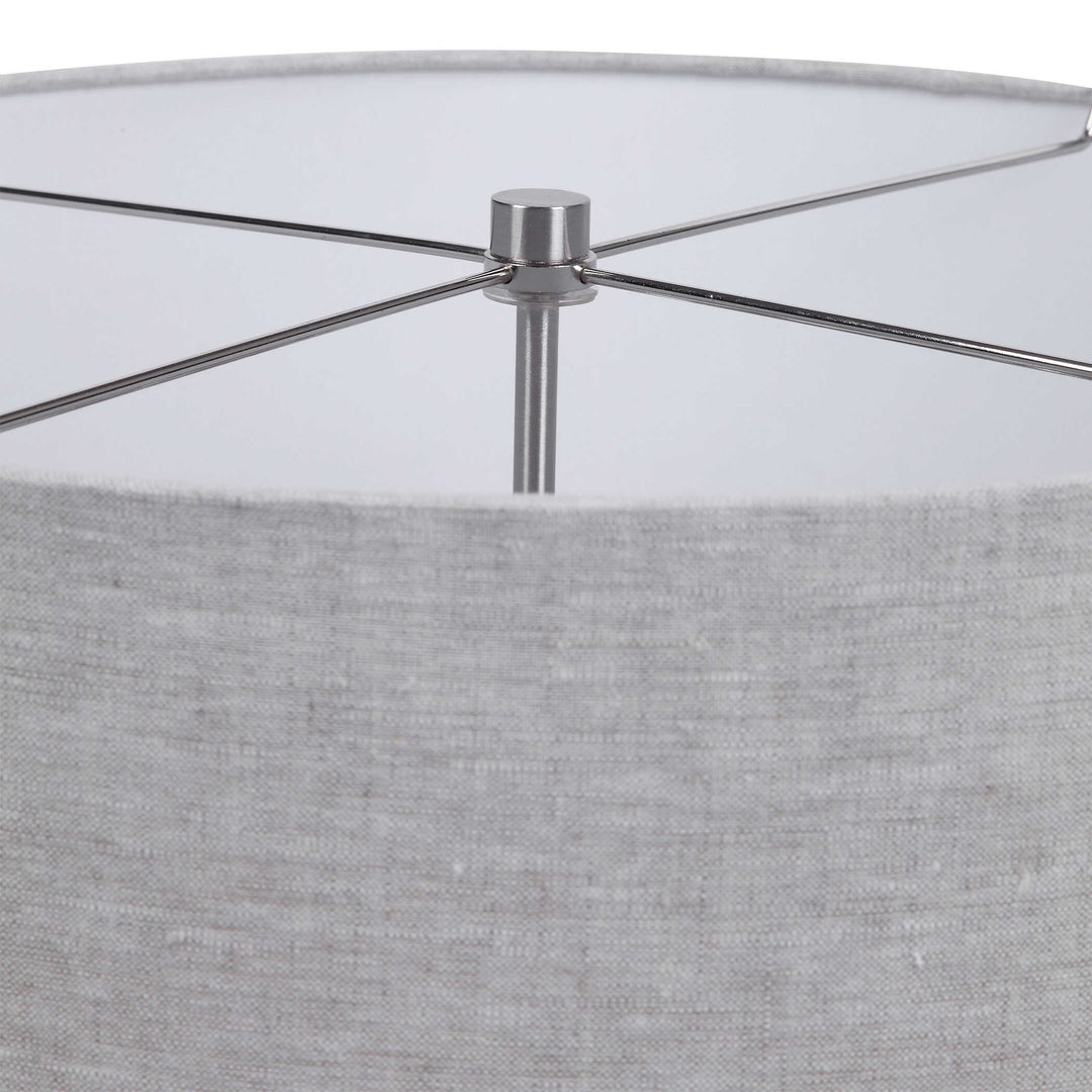 American Home Furniture Uttermost Lenta White Table Lamp