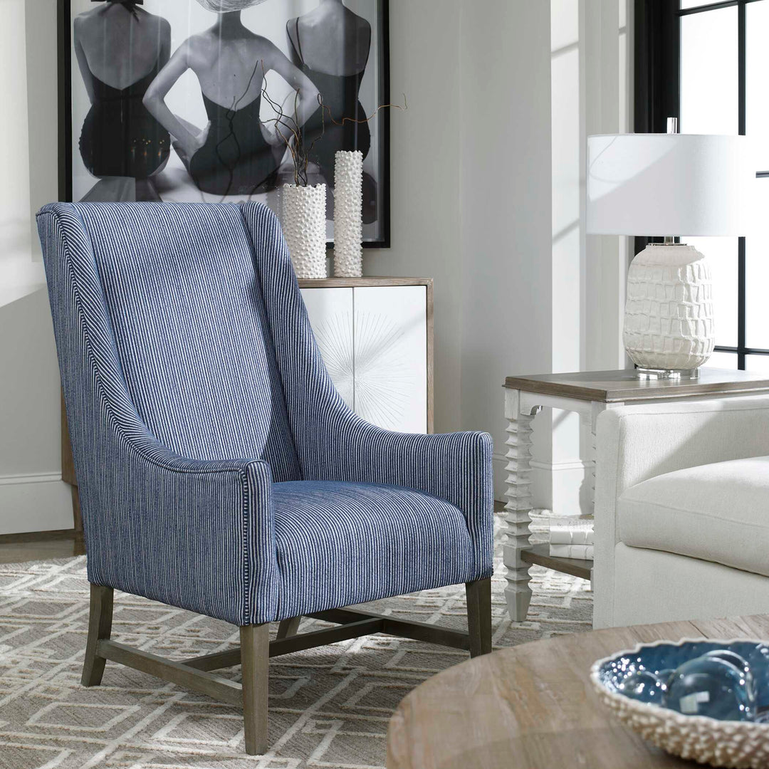 American Home Furniture Uttermost Caelina Textured White Table Lamp
