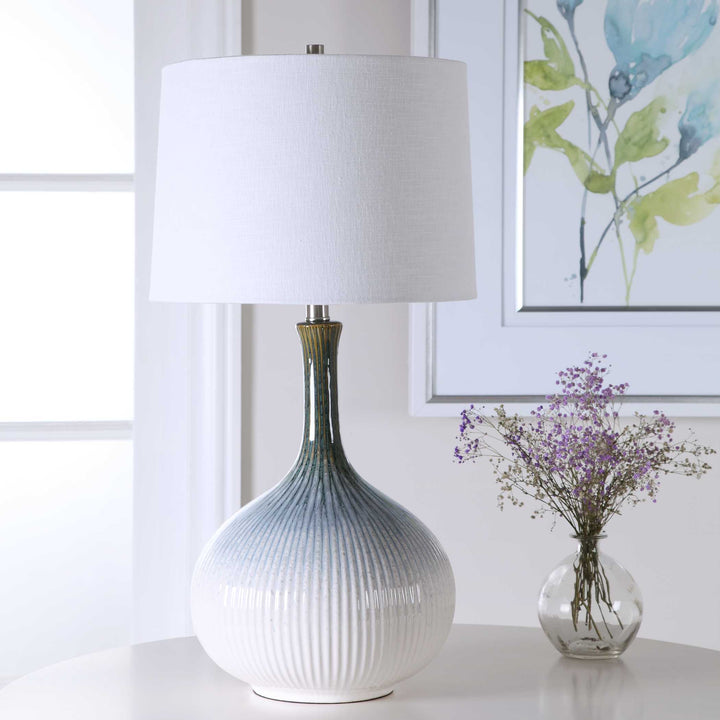 American Home Furniture Uttermost Eichler Mid-century Table Lamp