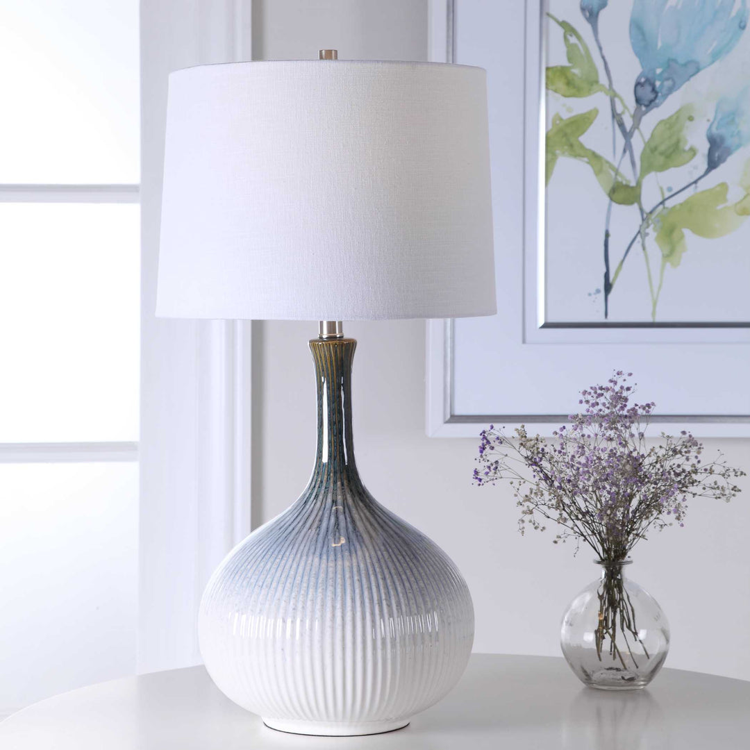 American Home Furniture Uttermost Eichler Mid-century Table Lamp